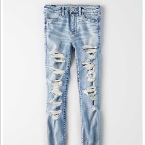 american eagle high rise jegging